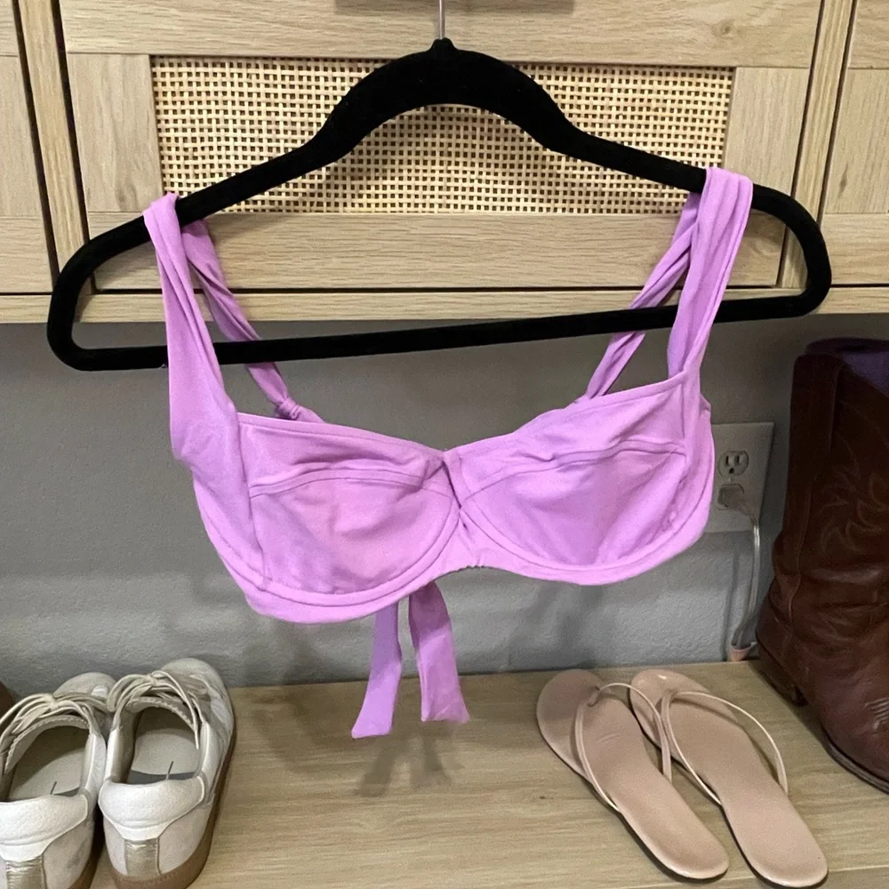 l*space Lilac Underwire Bikini Top - Light Purple